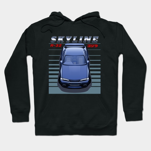 skyline r32 Hoodie by Rezall Revolution